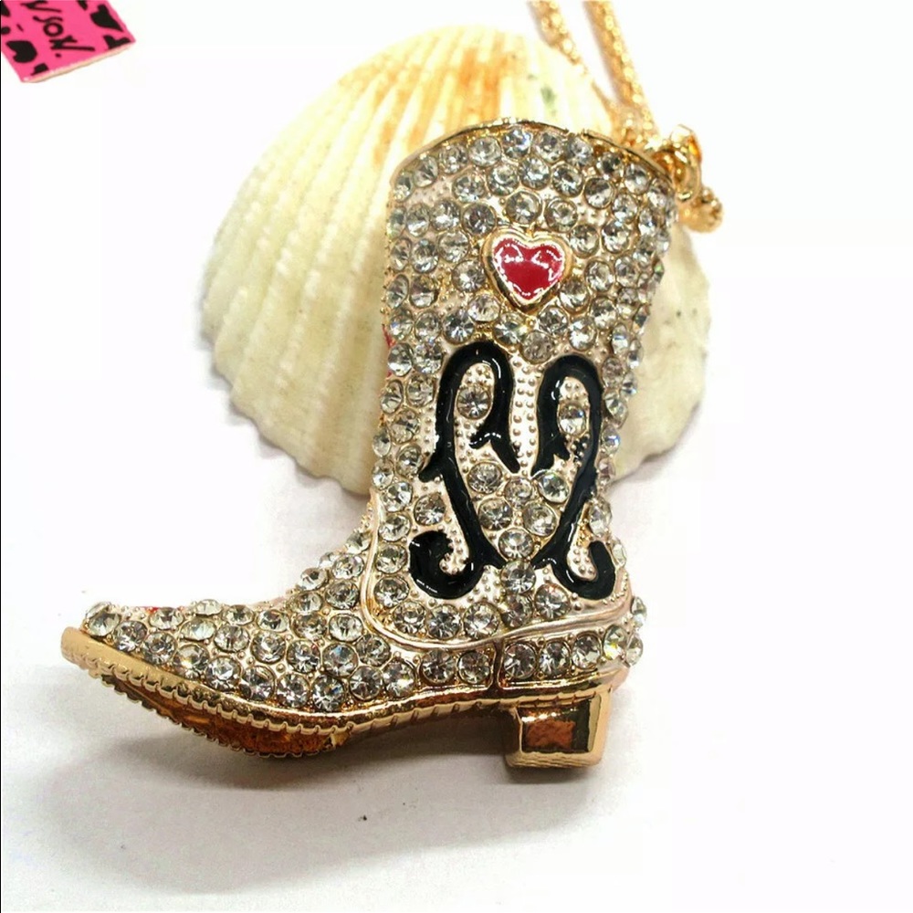 Betsey Johnston Crystal Cowboy Boot
